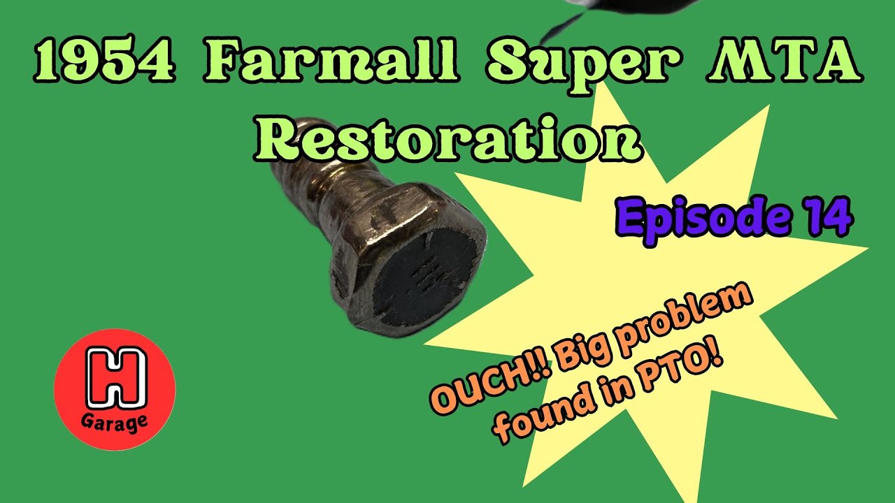 IHC Farmall Super MTA Restoration, Ep 14, A PTO failure is found, when removing the PTO primary gear