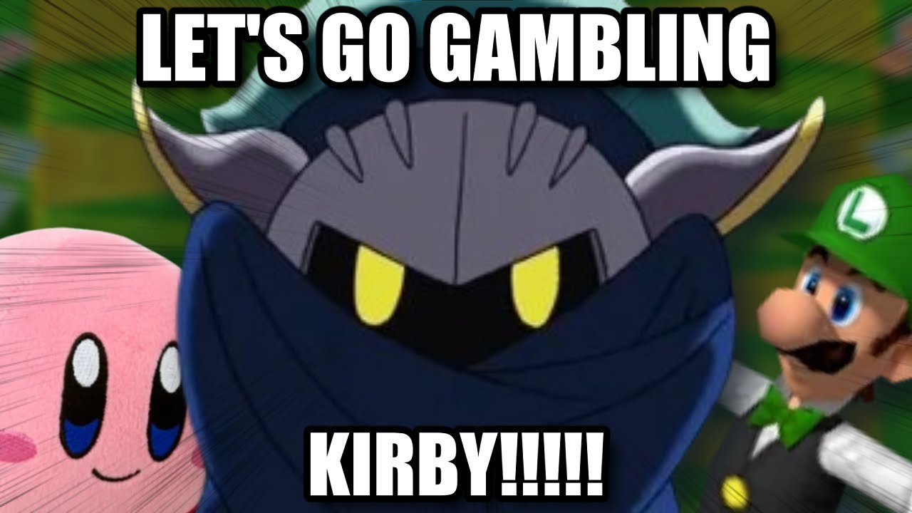 Кирби играет в азартные игры