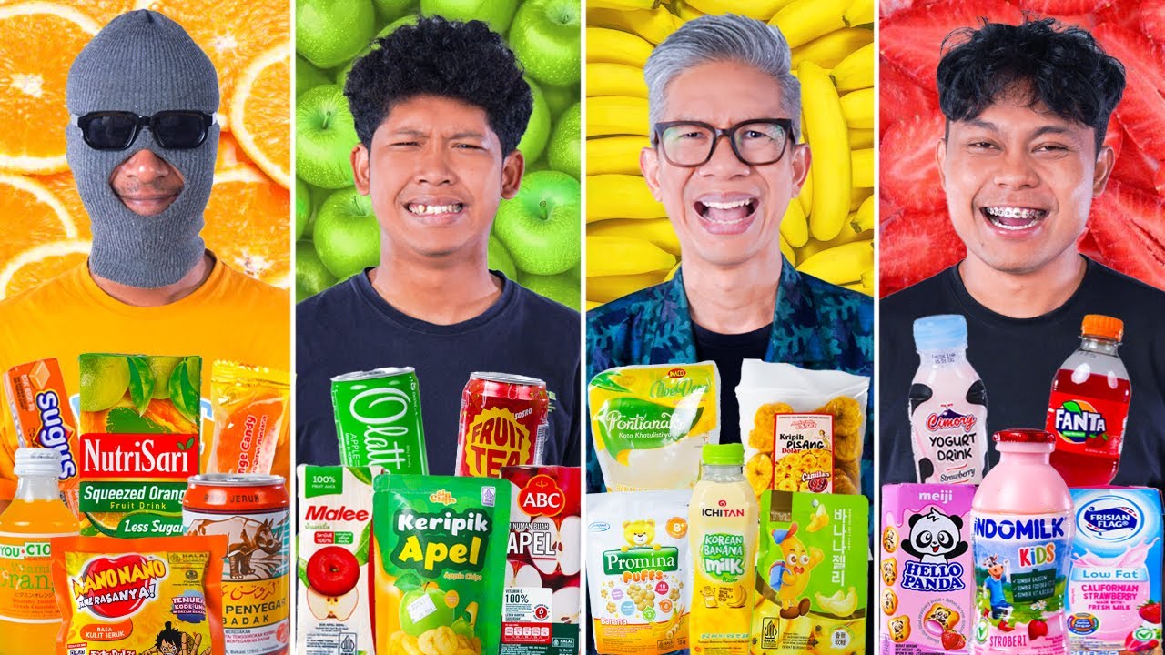BERBURU MAKANAN MINUMAN RASA BUAH!!