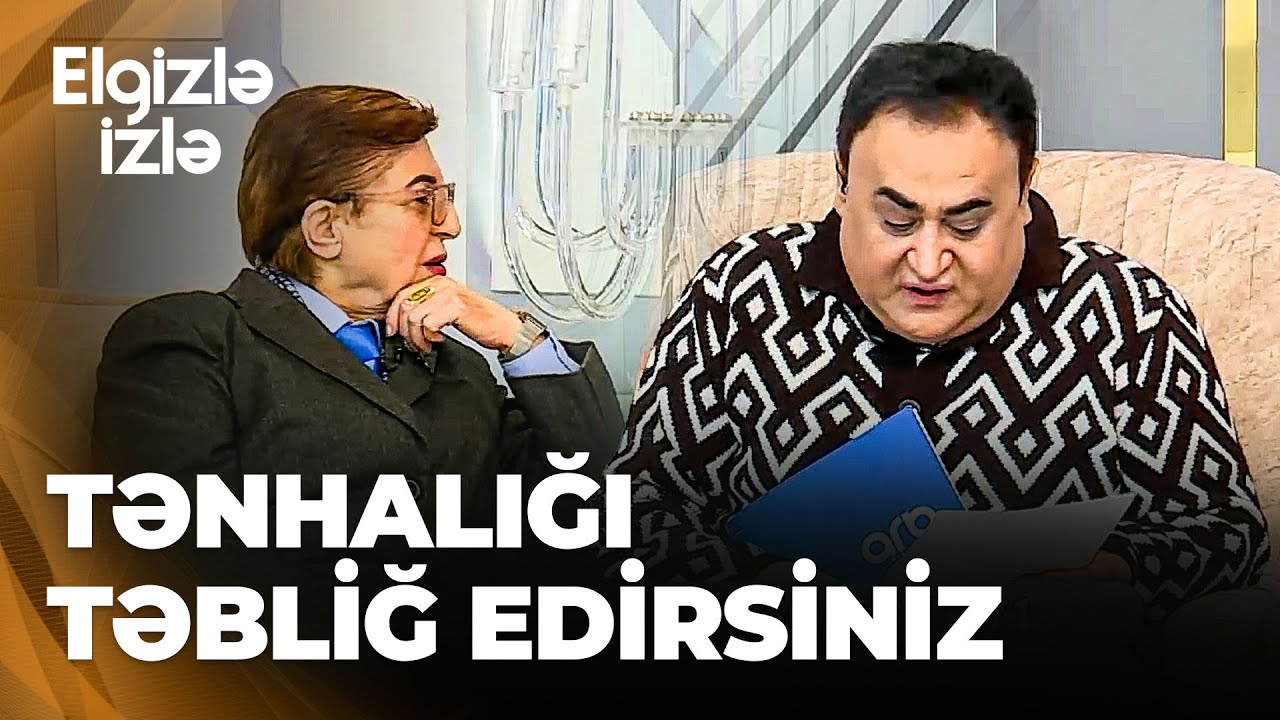 Elgizlə izlə - Elgiz Əkbər Şairə xanımın şeirini səsləndirdi - Ulduzla danışmaq
