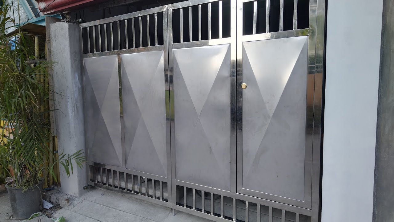 how to make stainless steel gate / ginawa ko mag Isa 💡👌