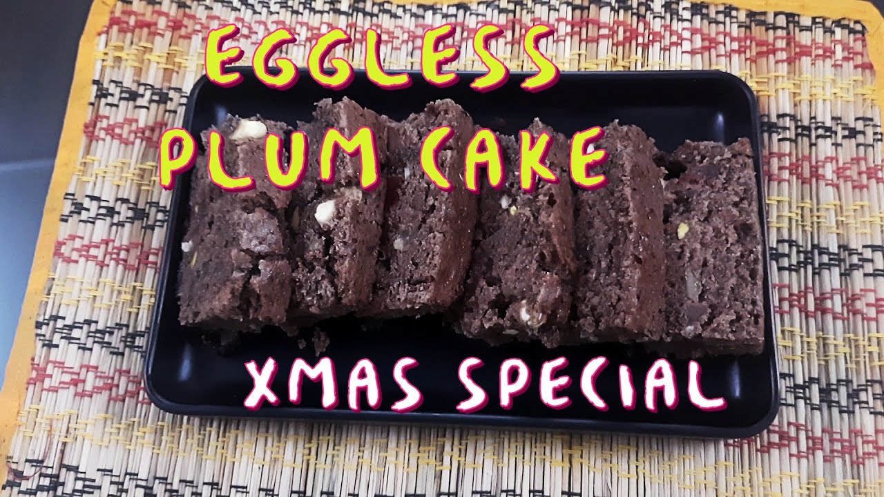Xmas Special Eggless Plum Cake Without Oven!