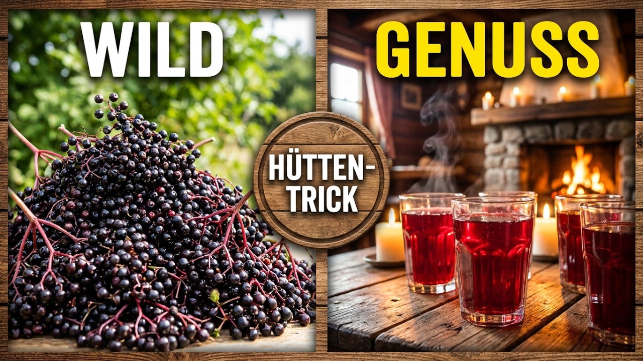 HOLUNDER & Holunder Apfel-Saft- so EINFACH & MÜHELOS kann es gehen. ALLE Früchte & Beeren SÄFTE !!!