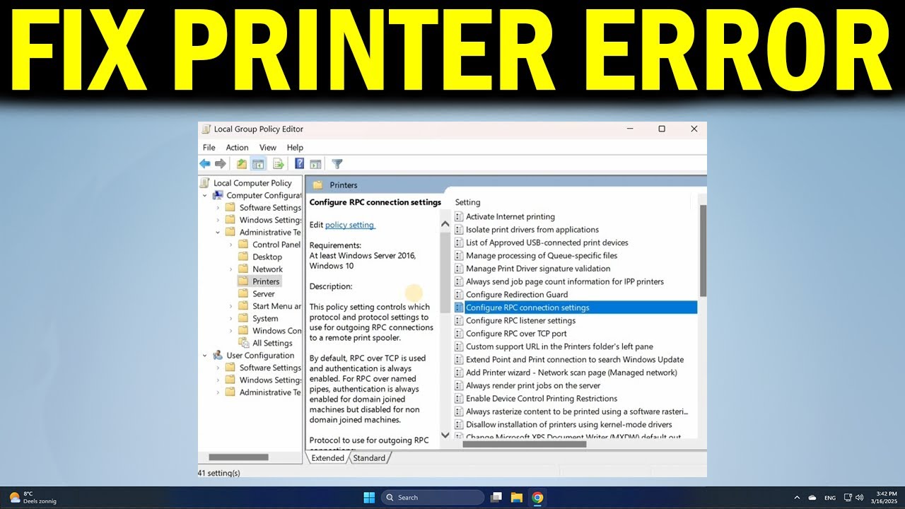 How To Fix Operation Could Not Be Completed Error 0x00000bc4 No Printers Were Found in Windows