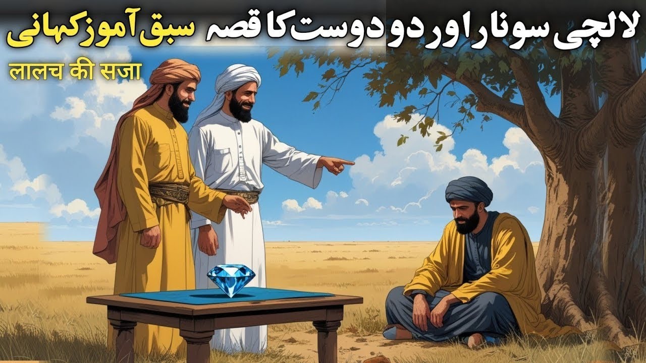 Lalchi Sunar Aur Do doston ka Qissa | लालच की सजा | Urdu Moral Kahani | Qissay 