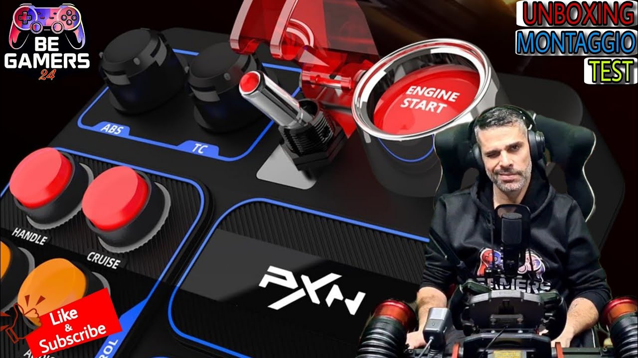 Button box PXN CB1: Unboxing, Montaggio e Test - simracing