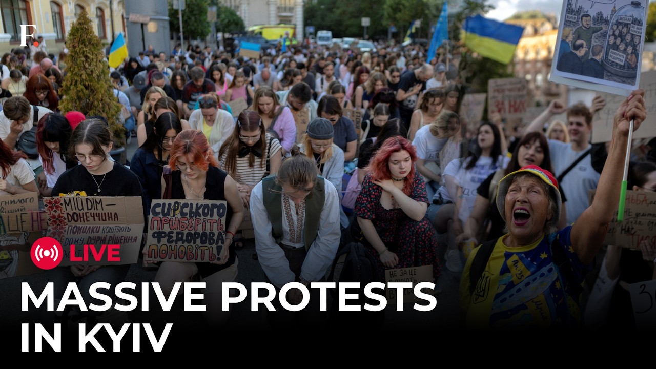 Kyiv Protests LIVE: Massive Protests Erupt in Ukraine Over Zelensky's Government Reshuffle