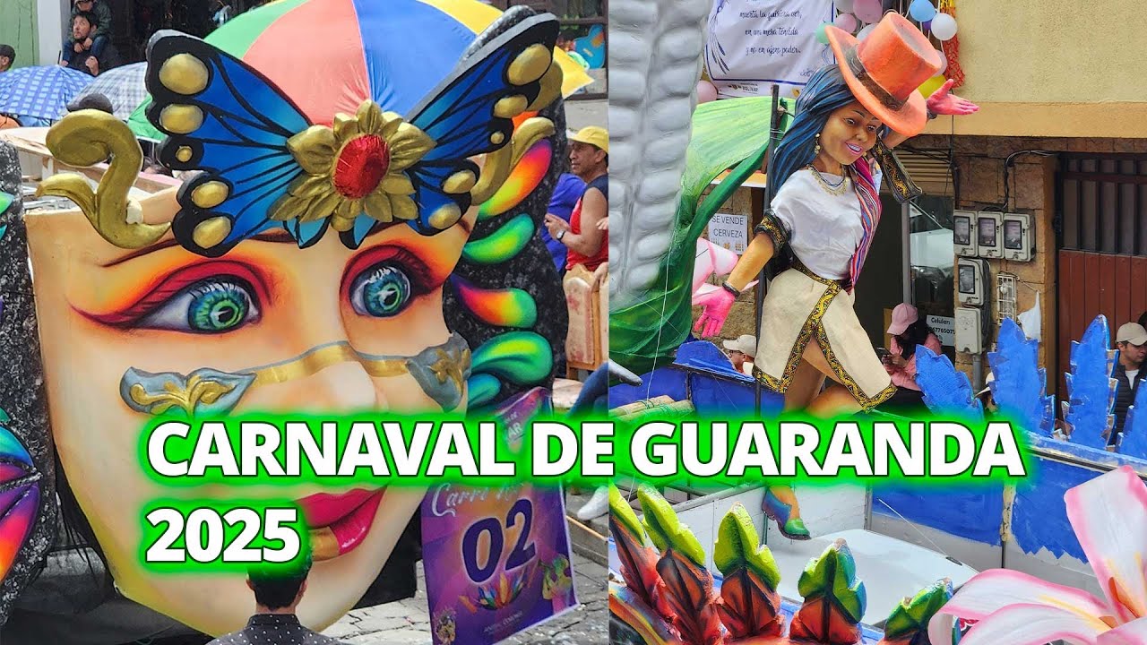 Desfile de Comparsas del Carnaval de Guaranda 2025 – ¡Alegría y Tradición en las Calles!