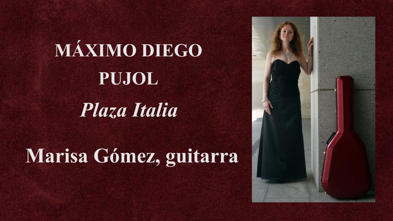 Plaza Italia- Pujol- Marisa Gómez, guitar