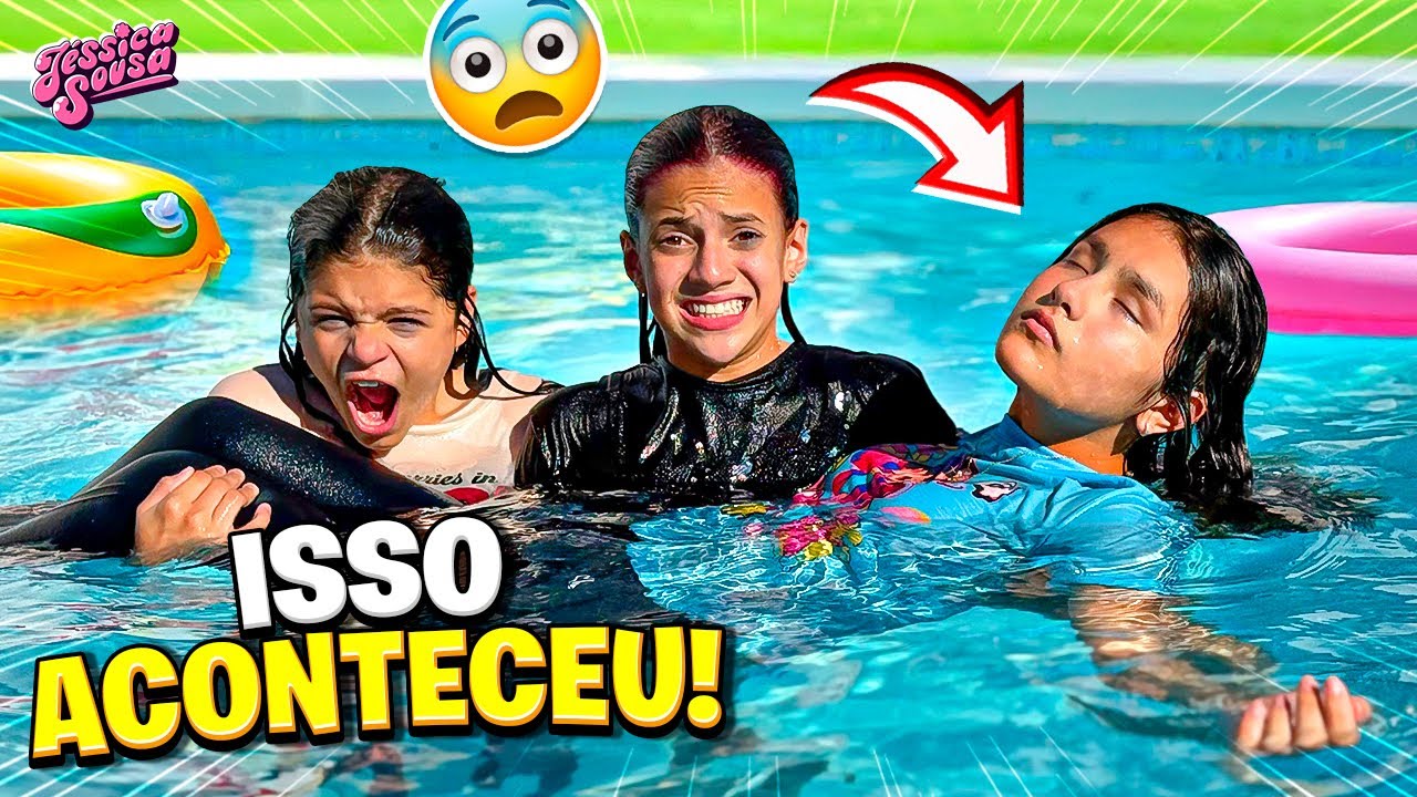 O ÚLTIMO A SAIR DA PISCINA VENCE *LOUISE PASSOU MAL( Jéssica Sousa)