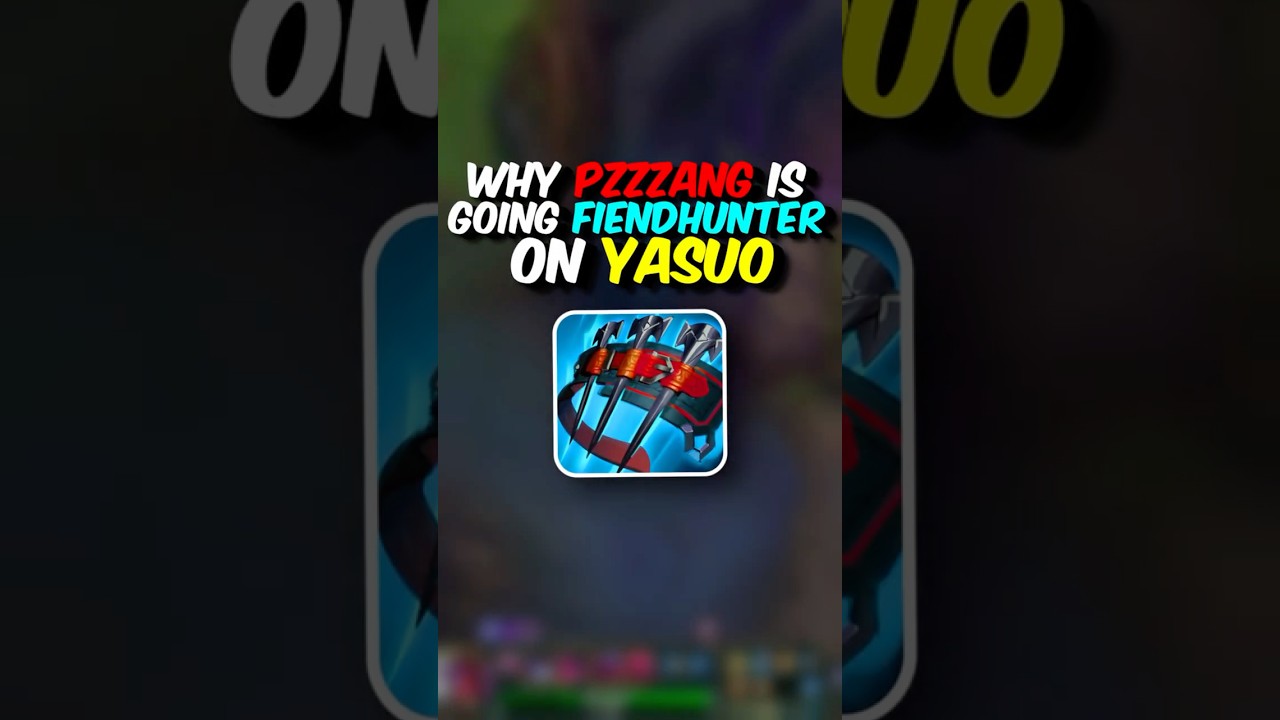 Pzzang fiendhunter yasuo tech