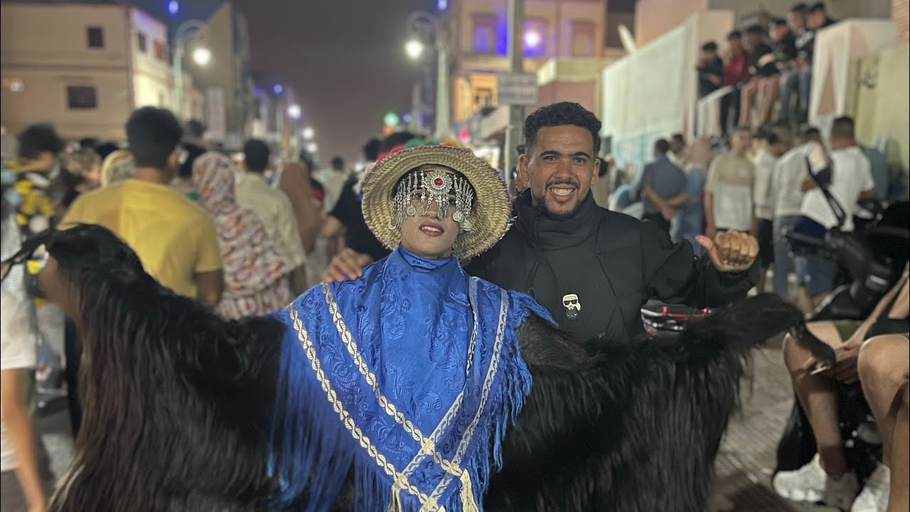 تاني أيام العيد الأضحى بمدينة الدشيرة أحسن أجواء مع بوجلود أوً بيلماون