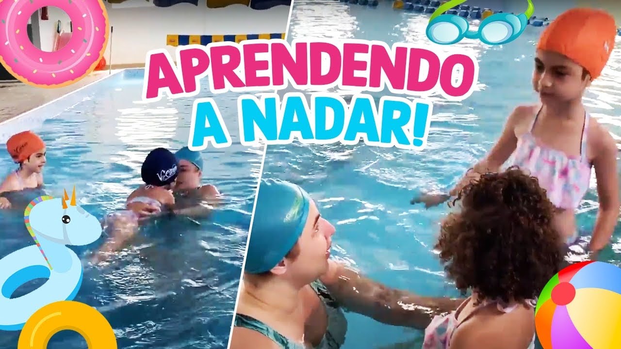 NOSSO PRIMEIRO DIA NA NATAÇÃO