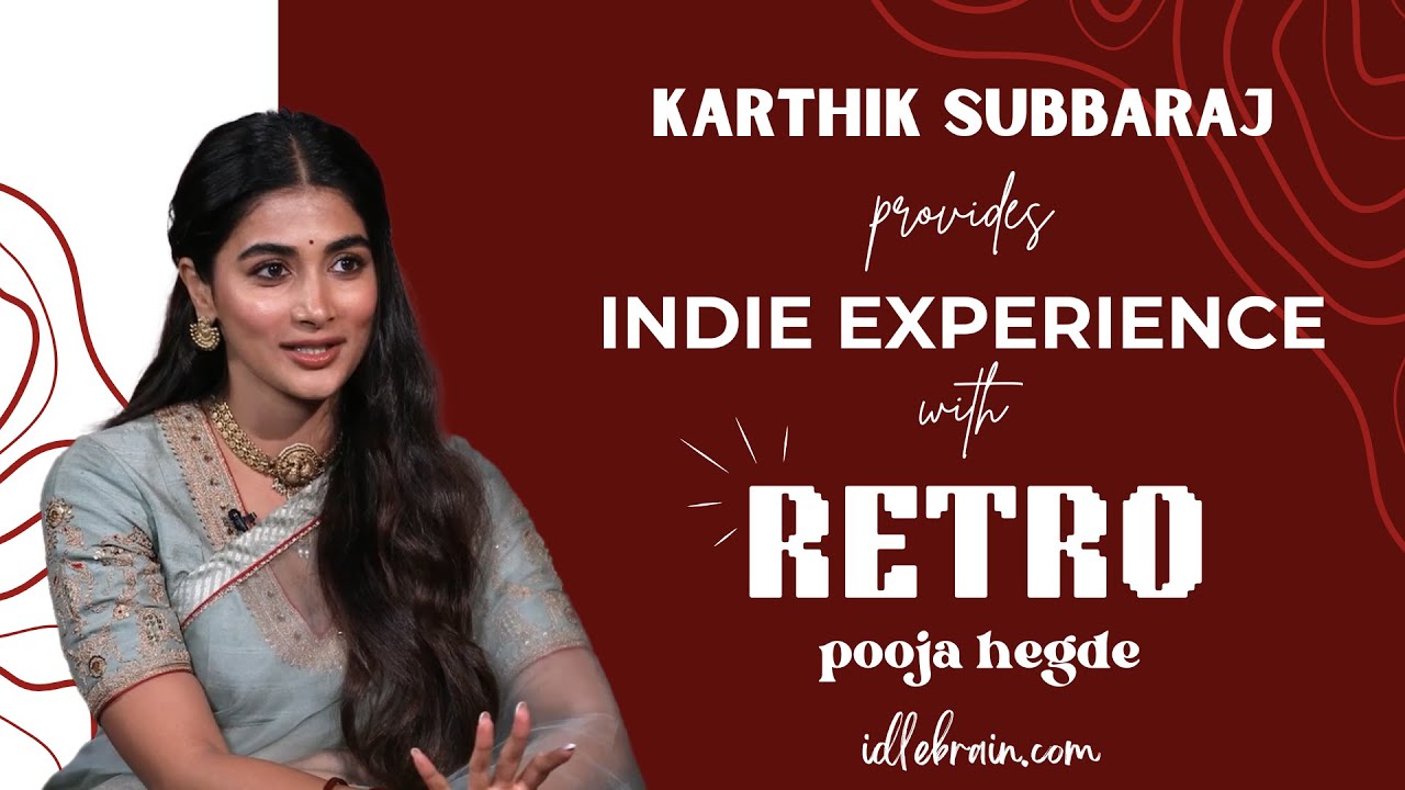 Recently signed a Telugu film - Jeevi interviews Pooja Hegde for #Retro movie - idlebrain.com