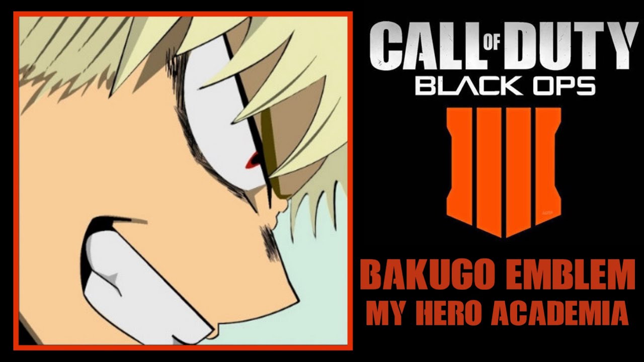 Black Ops 4 Emblem Tutorial - Bakugo My Hero Academia