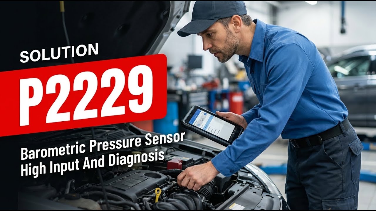 Как исправить ошибку P2229 OBD II &mdash; высокий входной сигнал датчика барометрического давления и ди...