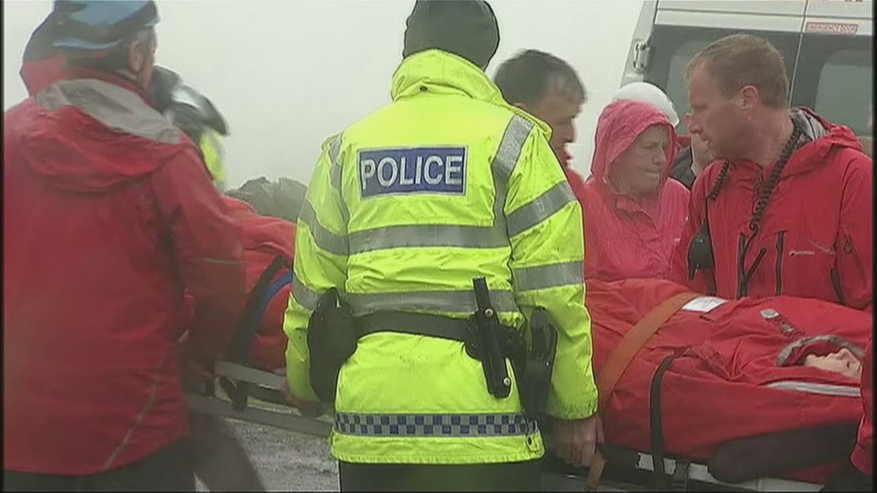 Forty army cadets rescued from a mountain