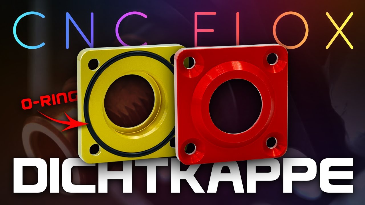 Nicht ganz dicht? Lösung: Dichtkappe mit O-Ring (CNC & Eloxiert)
