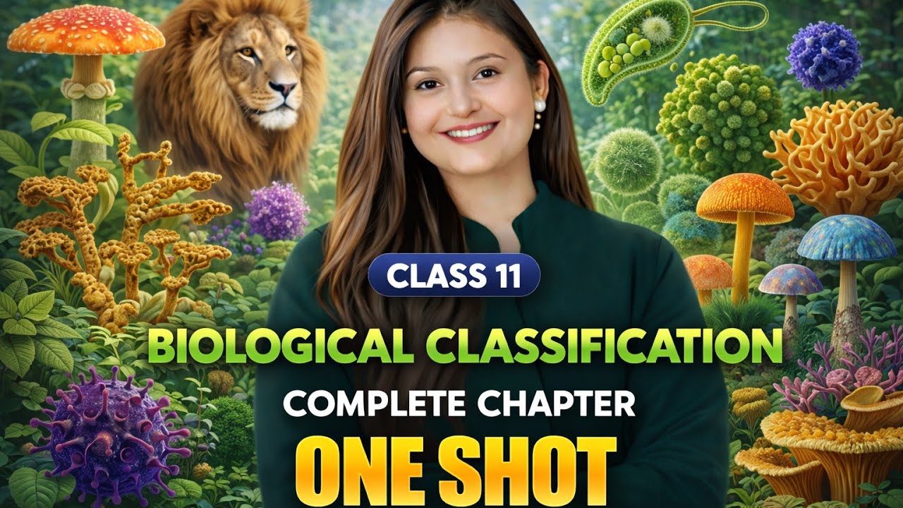 🔥Biological classification in 50 minutes⚡ NCERT📕+TRICKS 😎 | NEET 2026 | CLASS 11 BIOLOGY | ONE SHOT