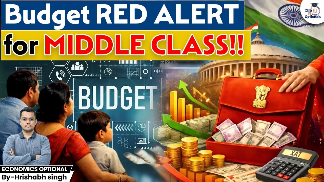 Middle Class vs Union Budget 2026 | Gains, Losses & Reality Check | Hrishabh Singh