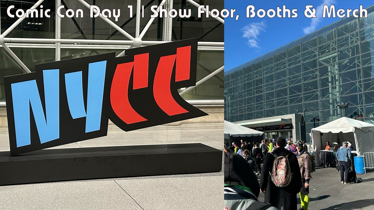 Comic Con Day 1 🎉 | Friday Oct 10, 2025 | Show Floor, Booths & Merch