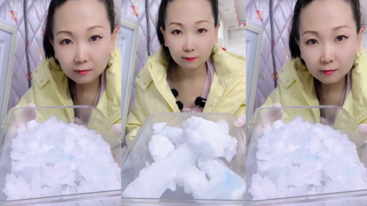 [ASMR]Freezer Frost|Freezer Edges|White Ice|Ice Eating|SOLO|#Freezerfrost