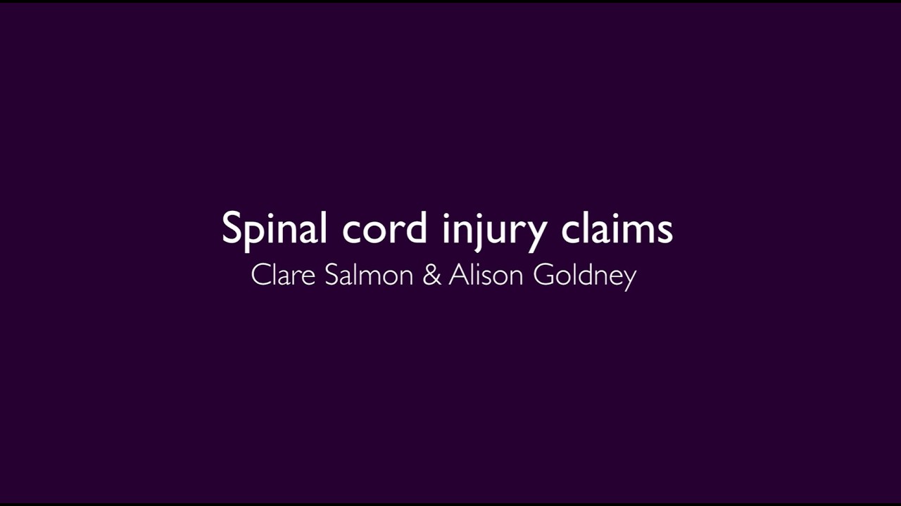 spinal cord injury compensation claims