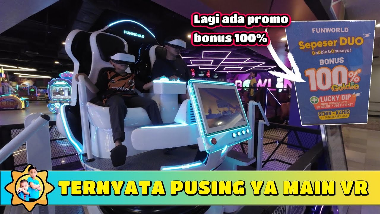 Seru-Seruan di Funworld Mega Bekasi! Banyak Permainan Seru Buat Anak