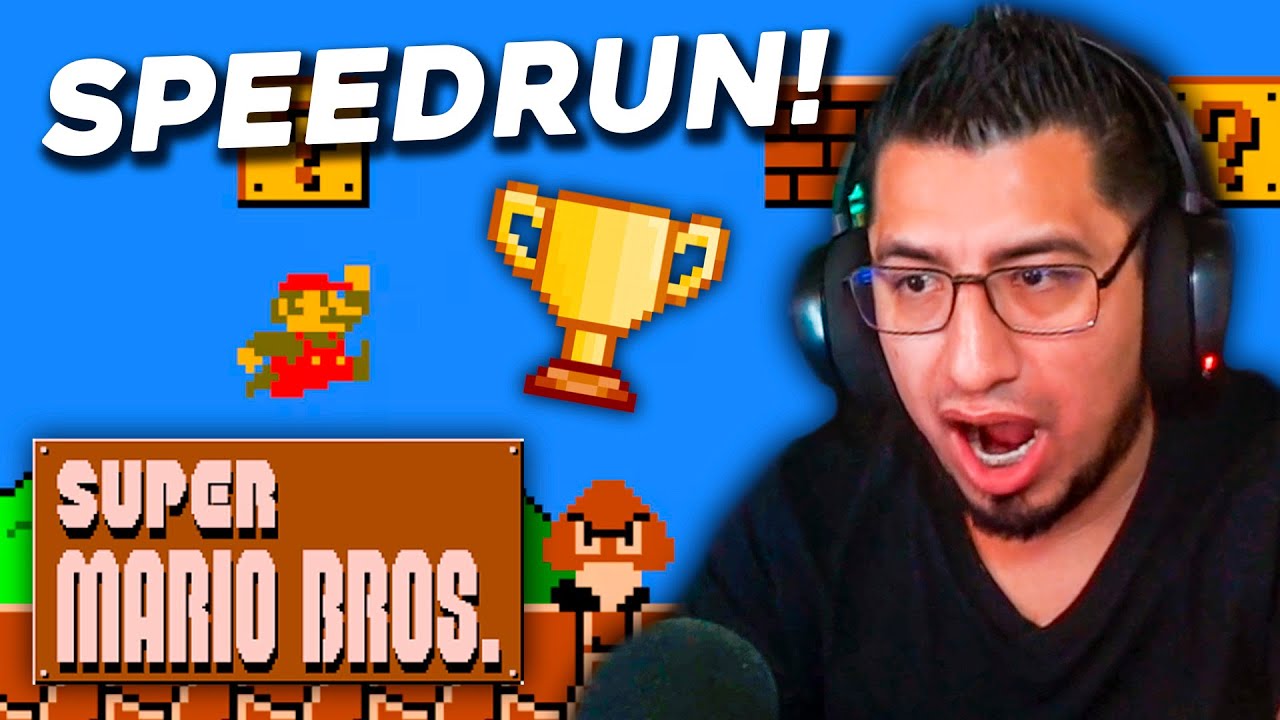 SpeedRun de Super Mario 1 con Fedelobo (Termina Mal)
