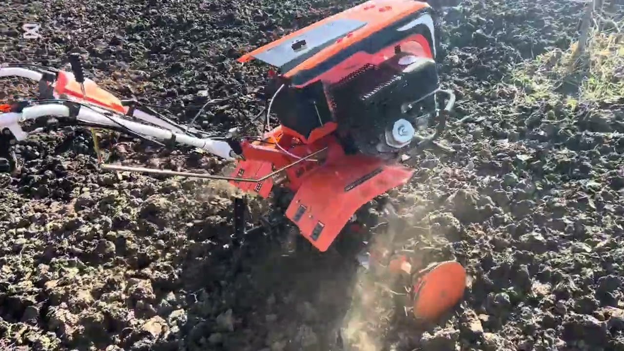 La frezat cu motocultorul de 7cp și de 18cp POWER💪🏻
