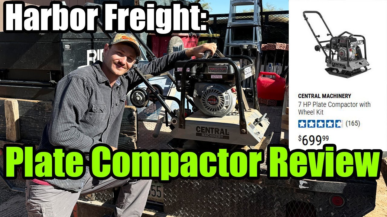 Harbor Freight: Plate Compactor - Review & Unboxing