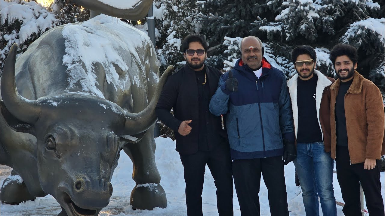 Vutukuri Devender Goud Almaty trip with Sons