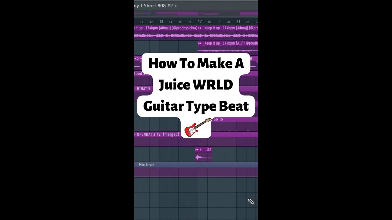 How To Make A Juice WRLD Type Beat 🎸🔥 | FL Studio Tutorial