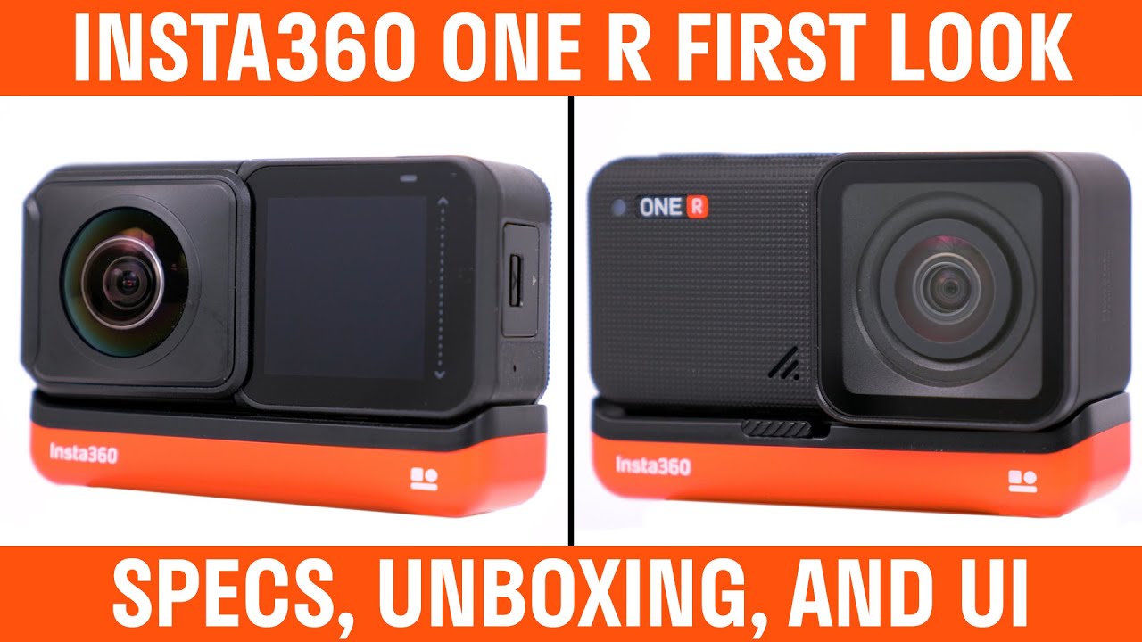 Insta360 ONE R 360 And 4K Action Camera First Look - Specs, Unboxing, and UI Walkthrough