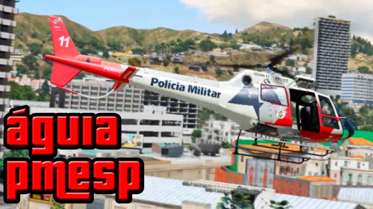 GTA V: Águia PMESP - Patrulha aérea #1