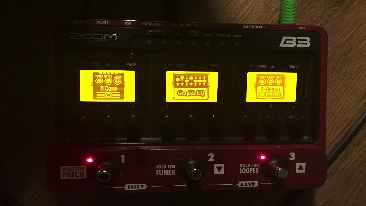 Zoom B3 Sound Samples