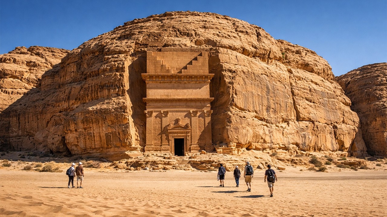 AlUla's FULL Epic Tour — Maraya Mirrors to Hegra TOMBS! 😱🪞🏛️