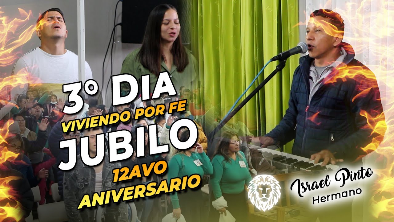 Salmista ISRAEL PINTO | JUBILO | EN AMBATO | IGLESIA | VIVIENDO POR FE