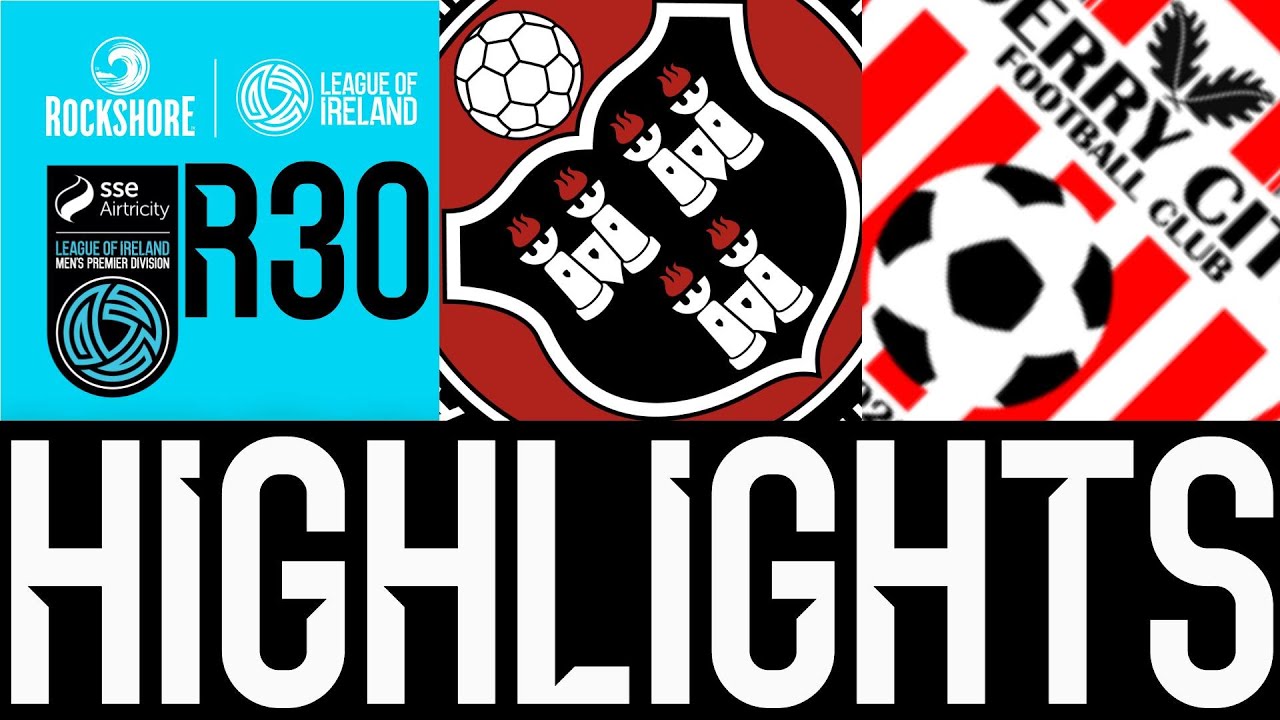 Мужской Премьер-дивизион SSE Airtricity | Раунд 30 | Bohemians 3-4 Derry City | Лучшие моменты