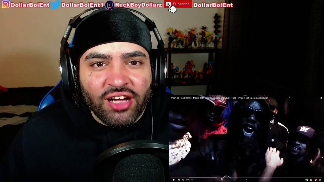 We in Da Hood Remix - Moula 1st x Banana Clip x Turk x Schemes x Pyrex x Gangis Khan (Reaction)