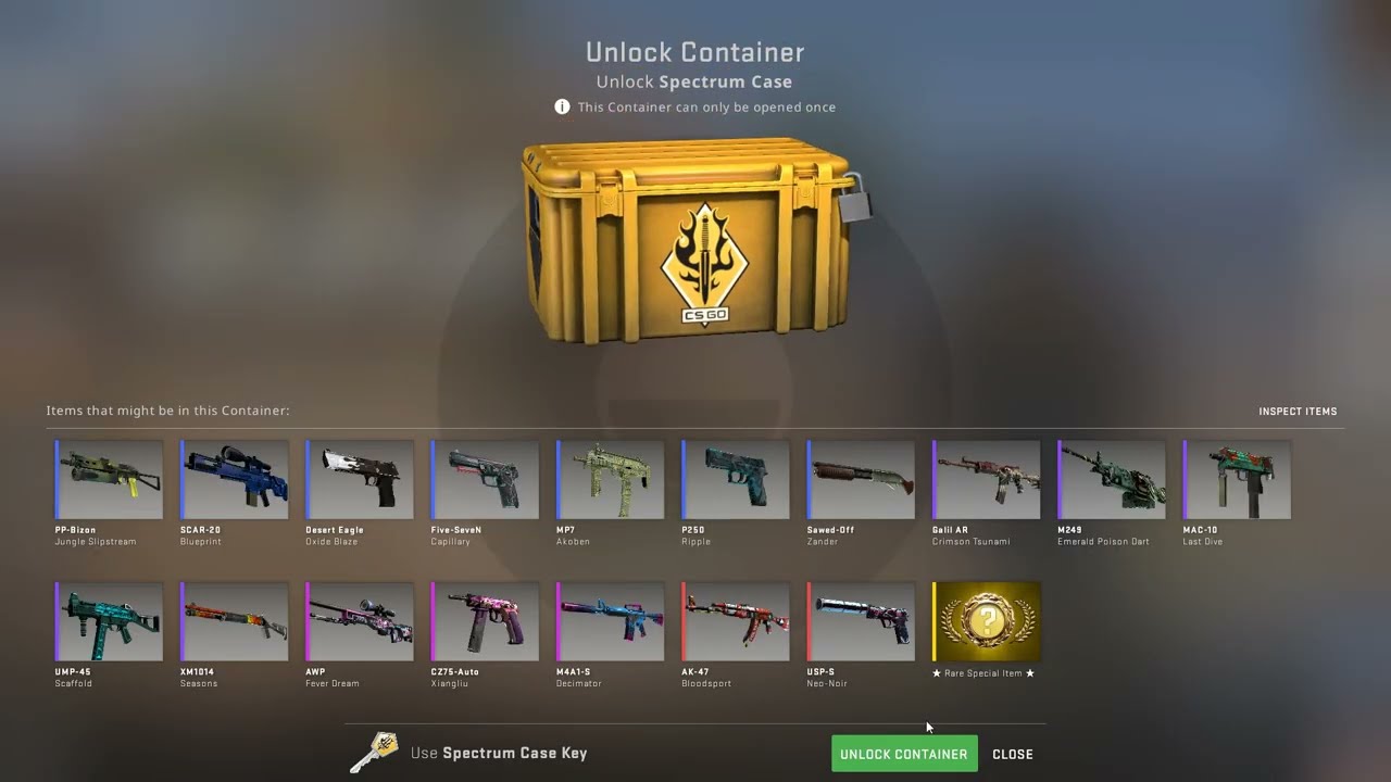 Opening a CS:GO case til a Knife appears.... DAY 506
