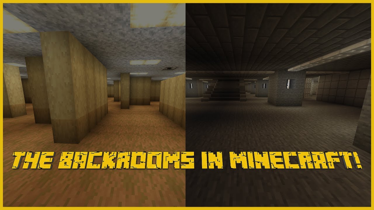 Minecraft Backrooms showcase 1
