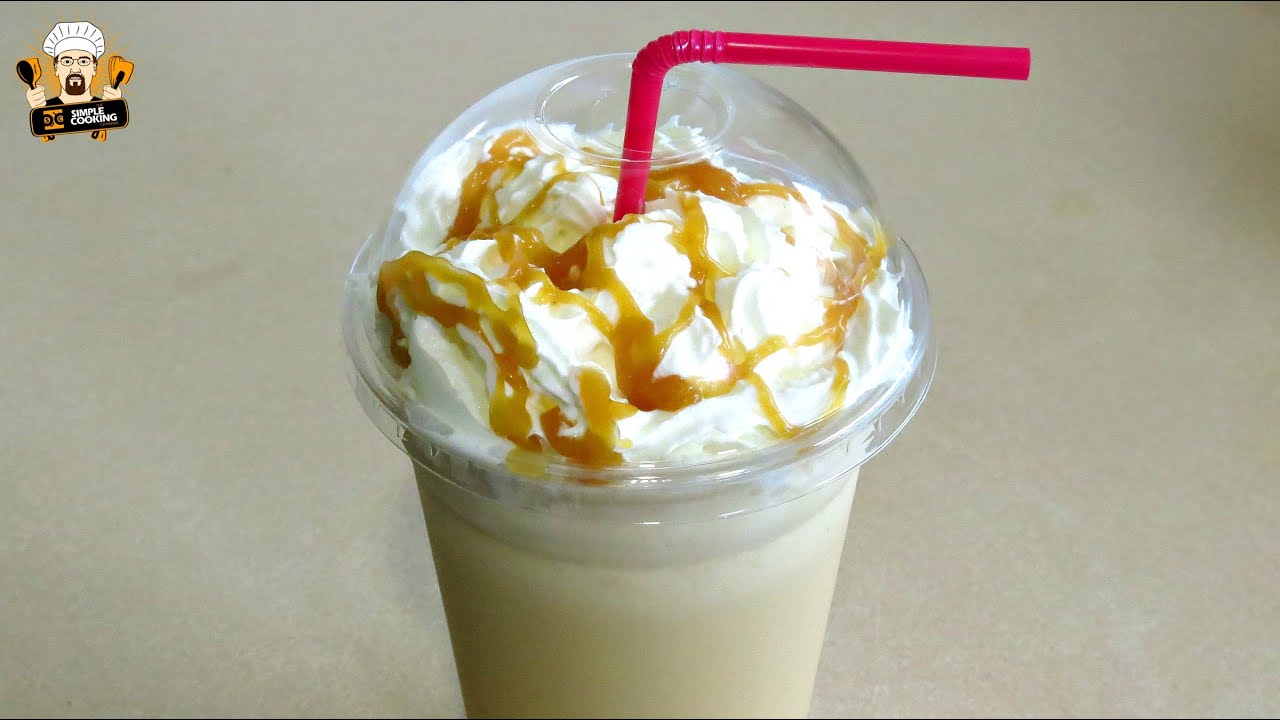HOW TO MAKE A CARAMEL FRAPPUCCINO