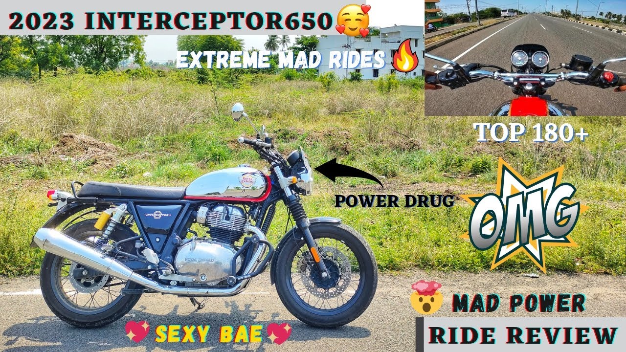 2023 INTERCEPTOR 650 - RIDE REVIEW🔥 || XTREME POWER🤯 || MAD RIDES☠️ || TOP SPEED⚡ || POCKET ROCKET🚀