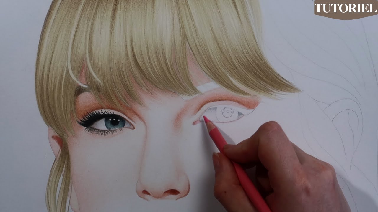 【TUTORIEL】COMMENT DESSINER DES YEUX REALISTES AUX CRAYONS DE COULEURS