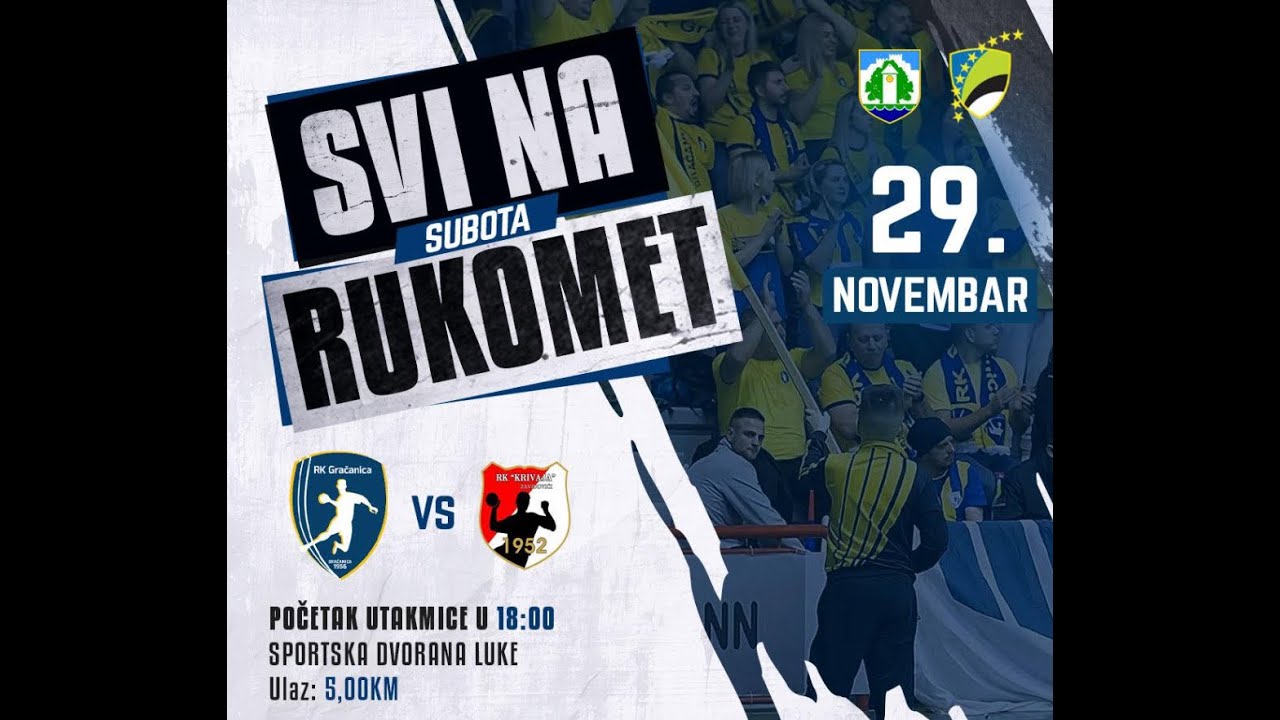 WTV Live (RK Gračanica - RK Krivaja)