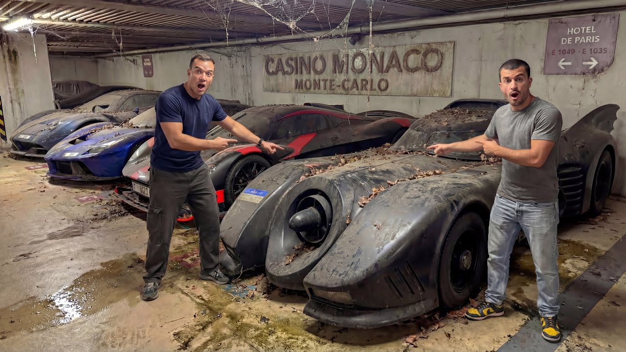 NOS COLAMOS EN EL PARKING DEL CASINO DE MONACO