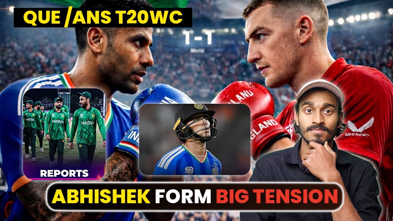 🔴LIVE Que/Ans : Abhishek का Poor Form बना Team India की Tension| Pakistan को Big Shock, बड़ा Fine😱