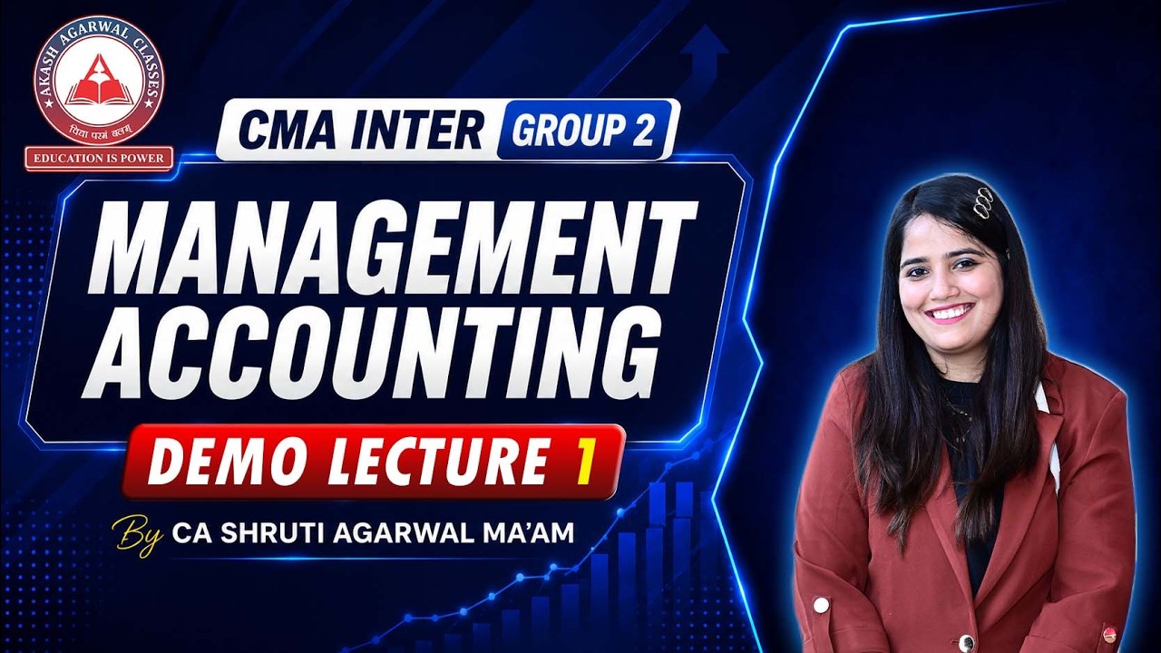 CMA Inter Group 2 Management Accounting Demo Lecture | Dec 2026 & June 2027 | FREE Live