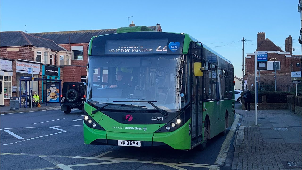 New to First Solent | First Solent | WK18 BVB 44951 | 22 to Highbury